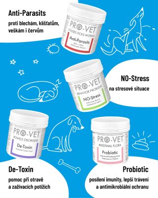 🔵Sestava těch, kteří umí podat pomocnou 🐾 tlapku. PRO-VET, vyvinuto veterinární lékaři z Nizozemí. Pastilkový parťáci. Pro...